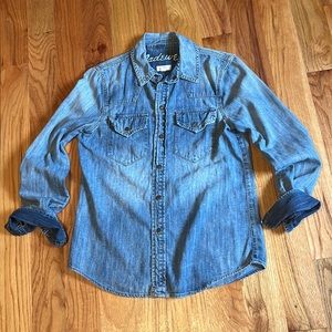 Madewell Denim Button Up Shirt
